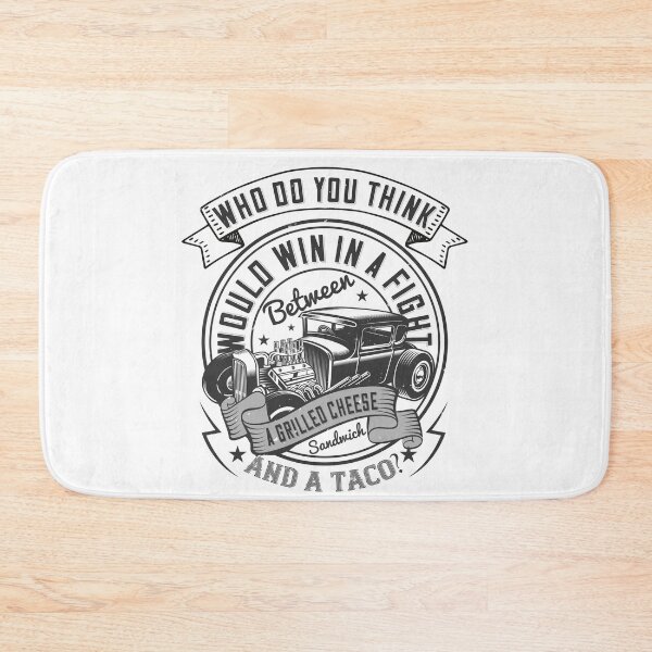 Item preview, Who Do You Think Would Win In A Fight Between A Grilled Cheese And A Taco designed and sold by GoodVibeDesign.