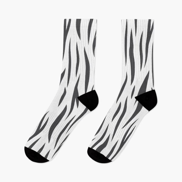 Item preview, Minimal black and white big cat pattern  designed and sold by baligaia.