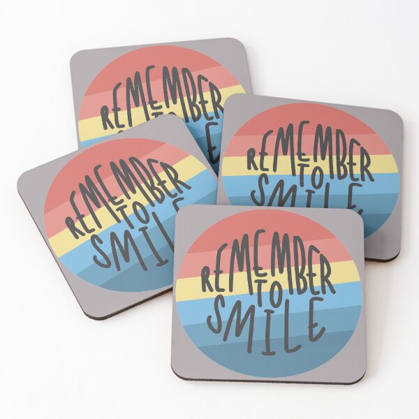 Item preview, Remember To Smile | Retro Striped Background Quote designed and sold by CarlosAlberto.