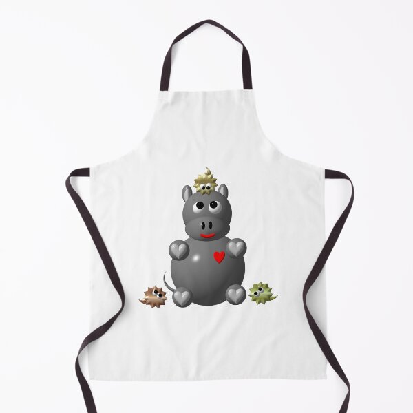 Item preview, Cute hippo with hamsters designed and sold by Artist4God.