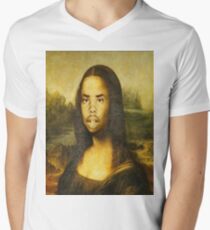 Camiseta para hombre de cuello en v Sudadera Earl Mona Lisa