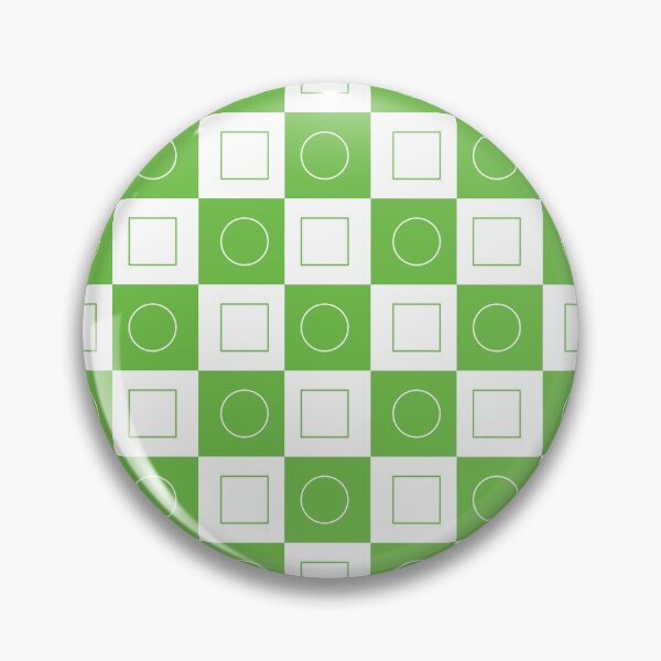 Item preview, Chequered Circles and Squares Green designed and sold by zcabask.