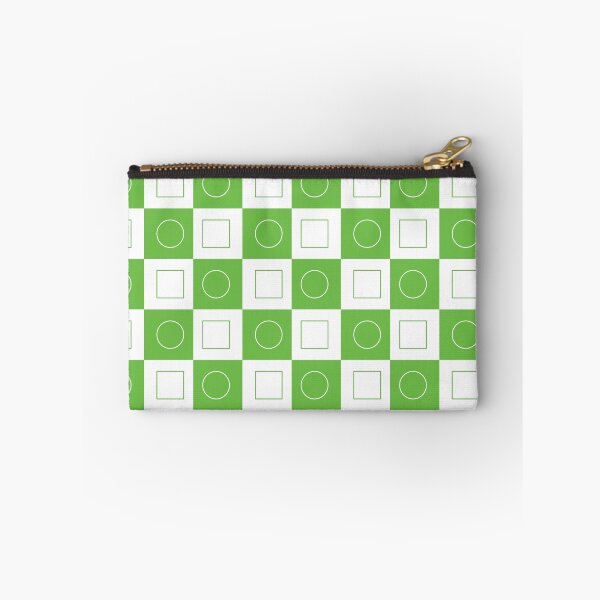 Item preview, Chequered Circles and Squares Green designed and sold by zcabask.