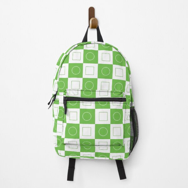 Item preview, Chequered Circles and Squares Green designed and sold by zcabask.