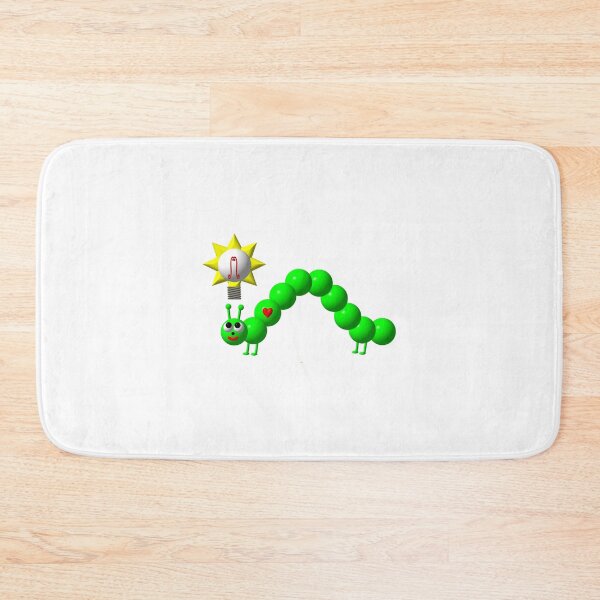 Item preview, Cute inchworm with an idea designed and sold by Artist4God.