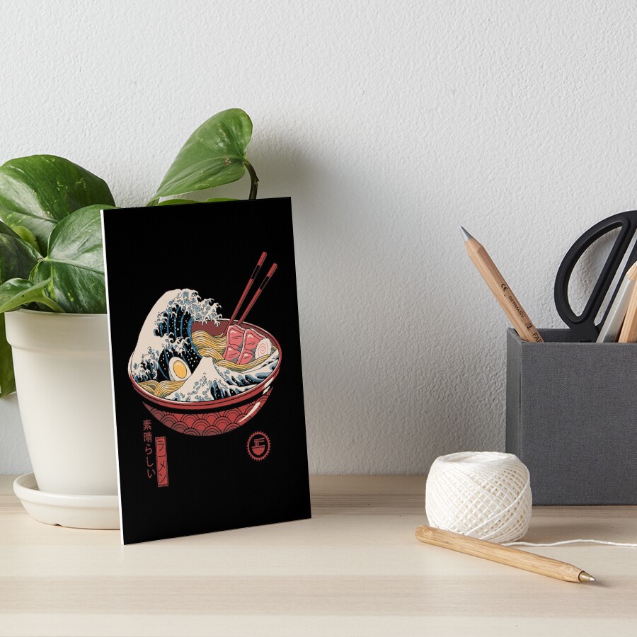 Great Ramen Wave Art Board Print
