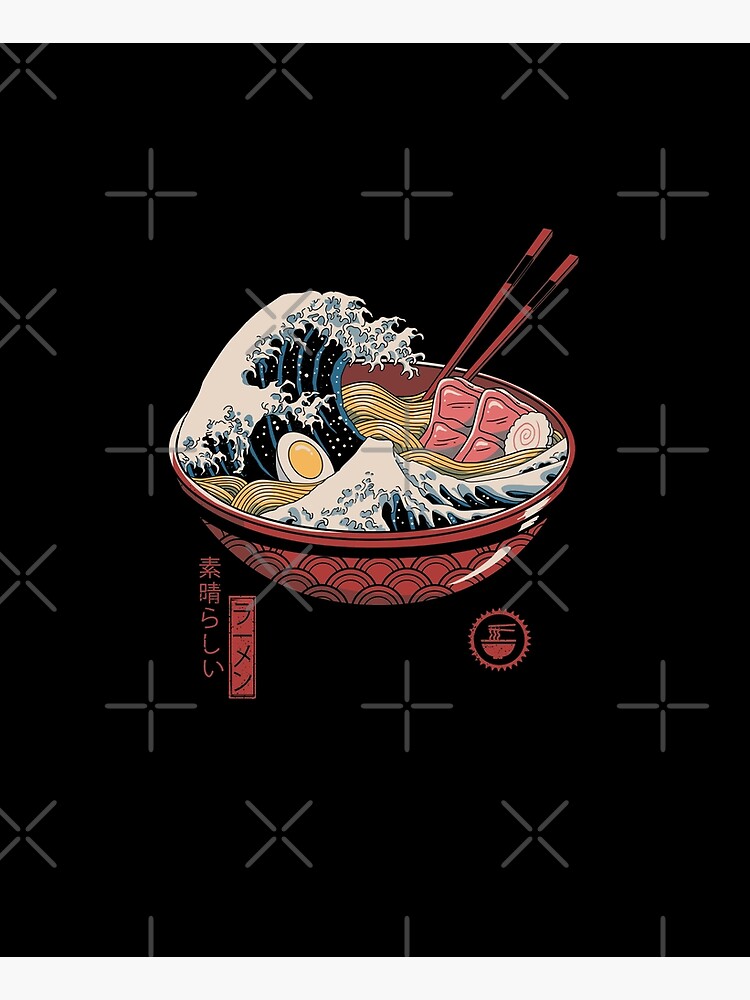 Great Ramen Wave by vincenttrinidad