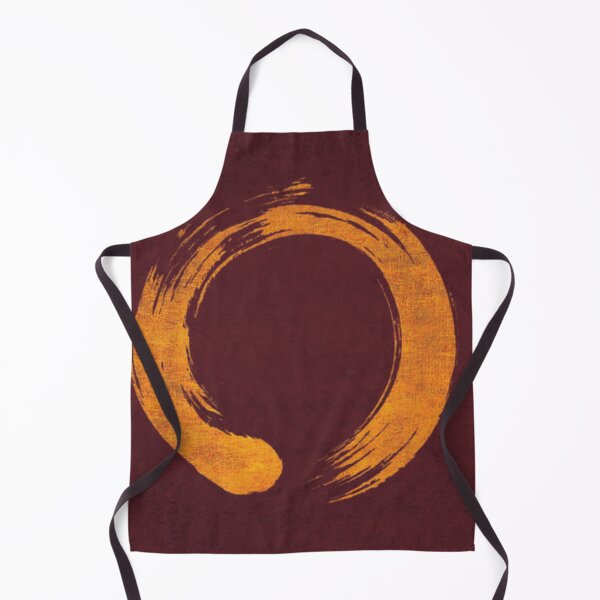 Item preview, Classic gold enso Japanese zen circle designed and sold by baligaia.