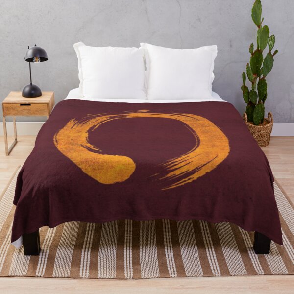 Item preview, Classic gold enso Japanese zen circle  designed and sold by baligaia.