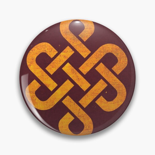 Item preview, Traditional golden endless knot symbol designed and sold by baligaia.