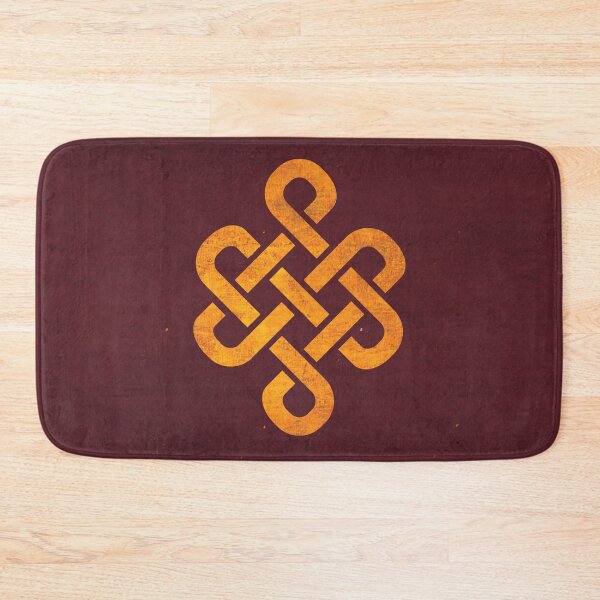 Item preview, Traditional golden endless knot symbol designed and sold by baligaia.