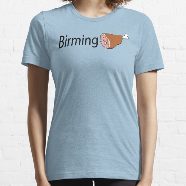 Birmingham Black text Essential T-Shirt