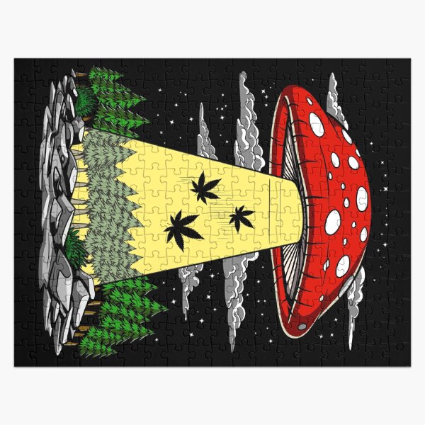 Item preview, Weed Alien Abduction  designed and sold by underheaven.