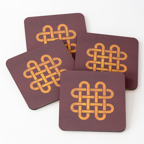 Item preview, Traditional golden endless knot symbol designed and sold by baligaia.