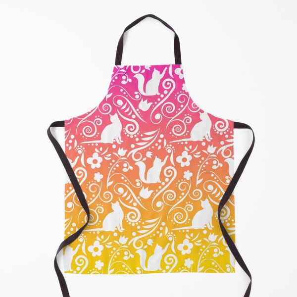 Item preview, Cat and Flowers - Mango Peach Smoothie designed and sold by CreativityRoams.