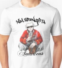 Wolfgangsta Amadeus (black writing) Unisex T-Shirt