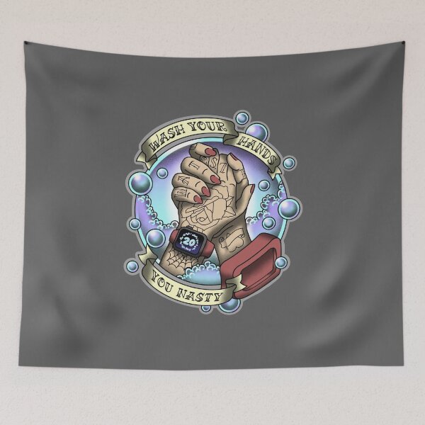 Item preview, Wash Your Hands You Nasty designed and sold by Toffee Bee.