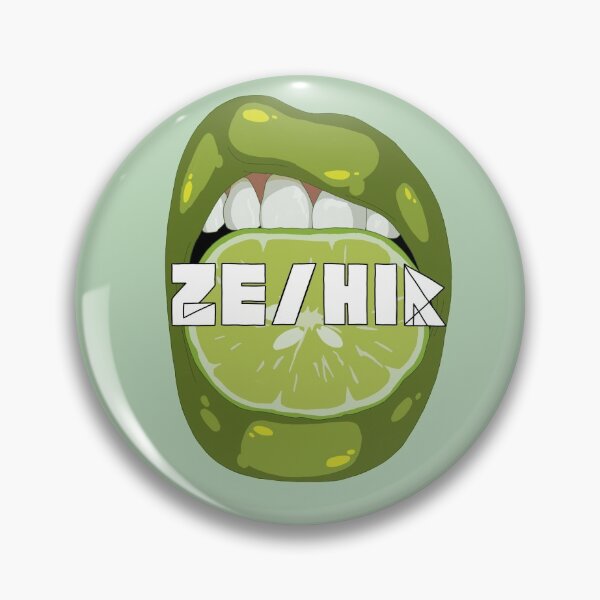 Item preview, Pronoun Lips Ze/Hir designed and sold by averypkester.