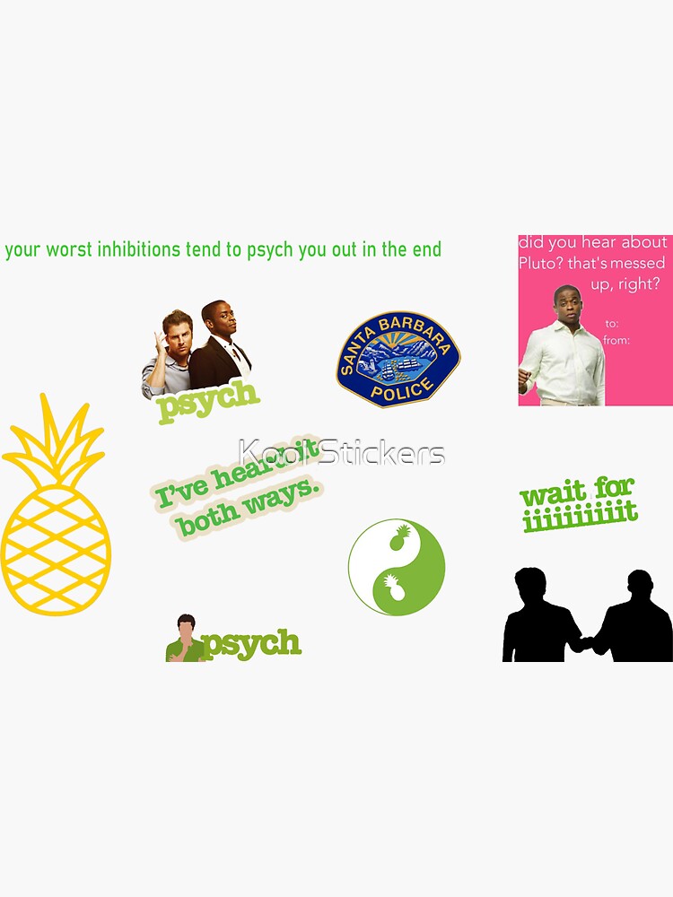 Thumbnail 3 of 3, Sticker, Psych Pack designed and sold by kkuehl8.