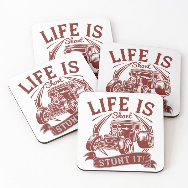 Item preview, Life Is Short. Stunt It designed and sold by GoodVibeDesign.