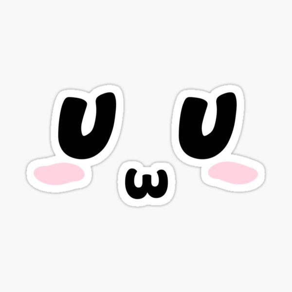 "Cute UwU" Sticker for Sale by Otaku-Squad-Co | Redbubble