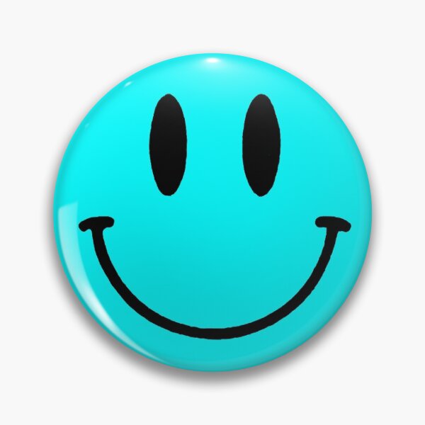 Item preview, Neon Blue Smiley Face designed and sold by laurensiegel8.