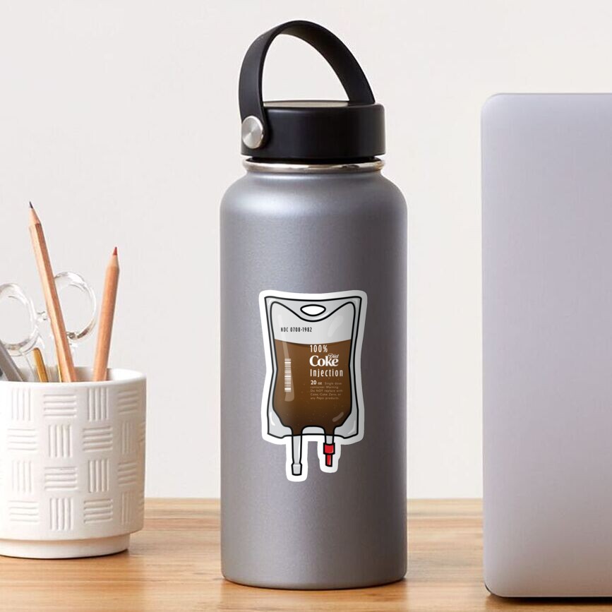 Diet Coke IV Bag Sticker