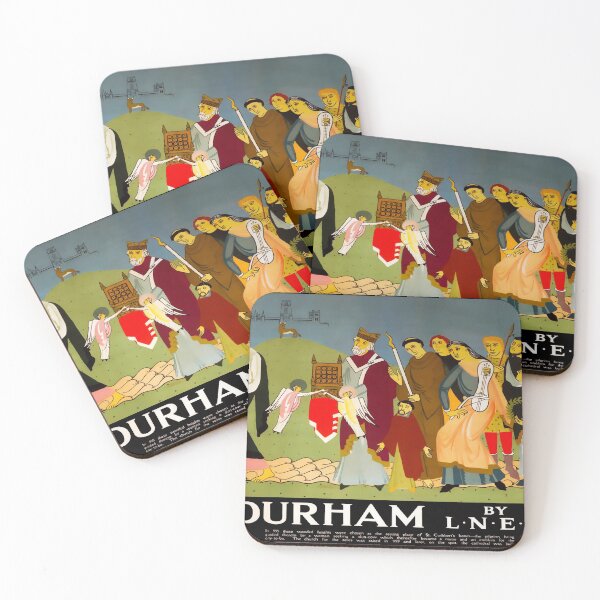 Item preview, cartel ferroviario Durham designed and sold by stickart-marek.