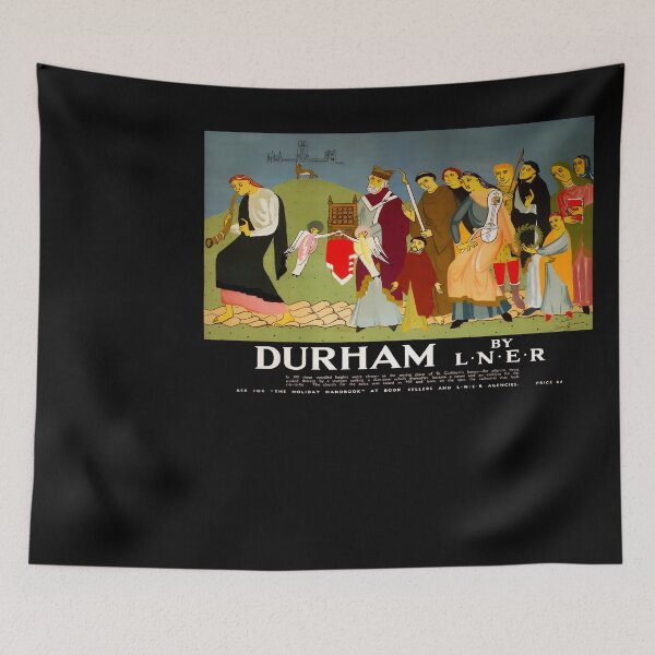 Item preview, Railway Poster Durham designed and sold by stickart-marek.