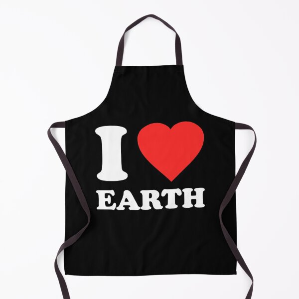 I Love Earth Apron