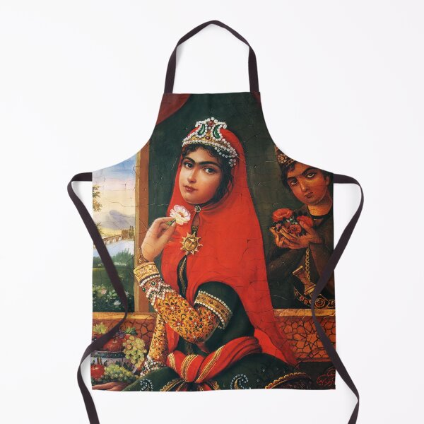 Item preview, Red Scarf. Iranian girl of Qajar era designed and sold by mazis.
