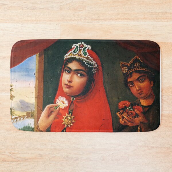 Item preview, Red Scarf. Iranian girl of Qajar era designed and sold by mazis.
