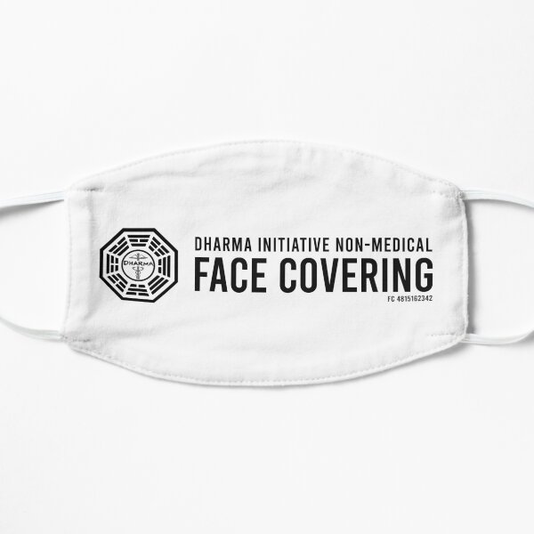 Máscara PERDIDA - Dharma Initiative Recubrimiento facial no médico Mascarilla