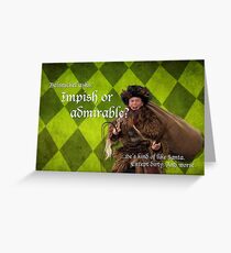 Belsnickel - Dwight at Christmas Greeting Card