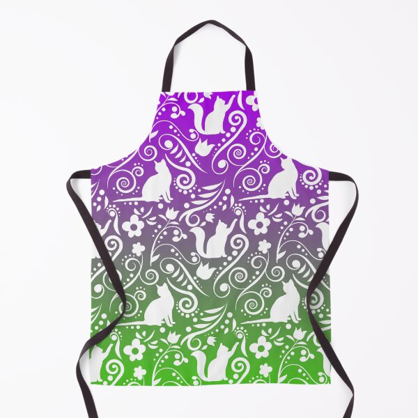 Item preview, Cat and Flowers - Grape Paradise RS designed and sold by CreativityRoams.