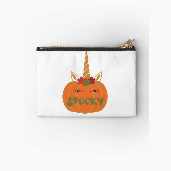 Item preview, Spooky Orange Green Unicorn Pumpkin designed and sold by ToniaKroeger.