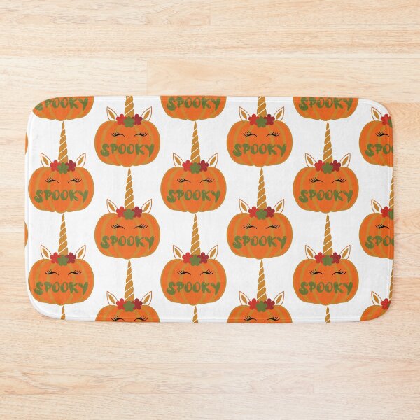 Item preview, Spooky Orange Green Unicorn Pumpkin designed and sold by ToniaKroeger.