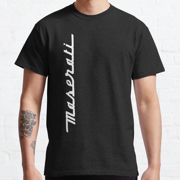 Maserati logotype vertical Classic T-Shirt