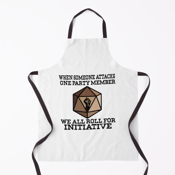 Item preview, When Someone Attacks One Party Member We All Roll For Initiative retro designed and sold by Ortzi68.