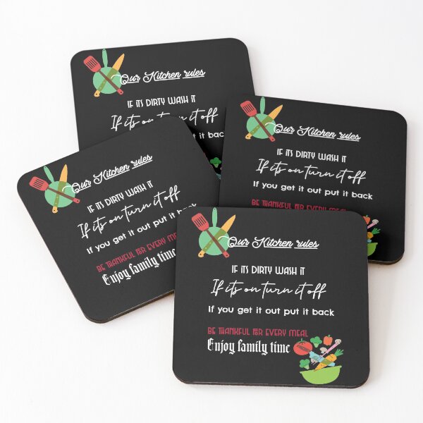 Item preview, Kitchen rules poster for home with funny sayings.  designed and sold by cathelkav.