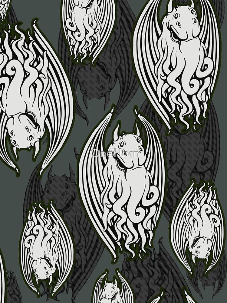 Thumbnail 5 of 5, iPhone Case, Cthulhu Pattern designed and sold by OneHorn.