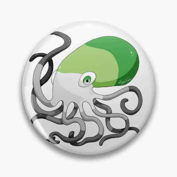 Item preview, Pride Octopus - Aromantic  designed and sold by HopeThistlewood.