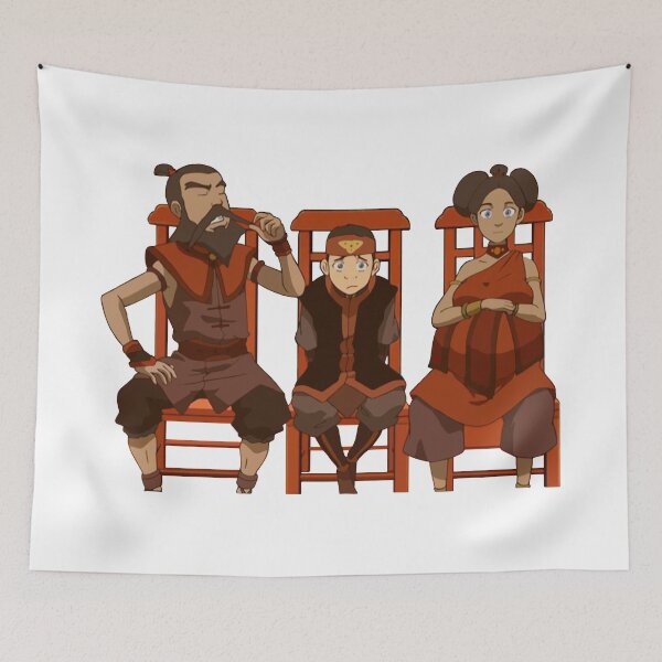 Item preview, Sokka, Aang, and Katara as Wang, Kuzon, and Sapphire Fire Avatar designed and sold by blueeyes374.