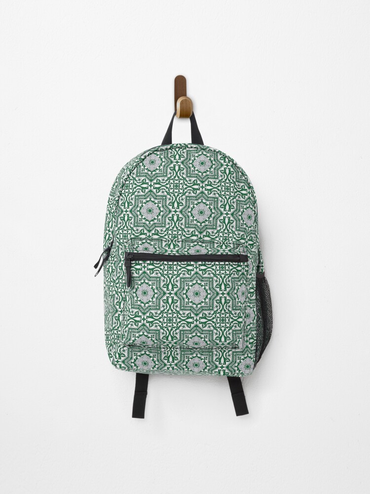 Thumbnail 1 of 3, Backpack, Azulejo, Geometric Pattern designed and sold by ErianAndre.