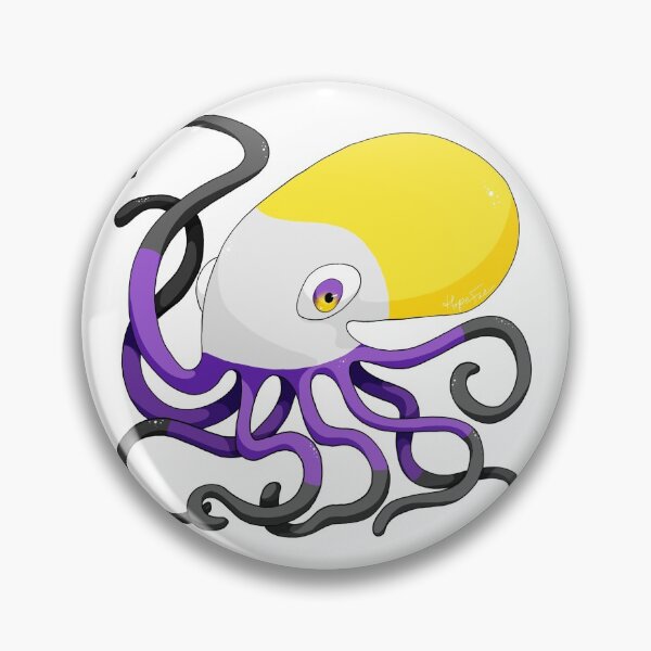 Item preview, Pride Octopus - Nonbinary designed and sold by HopeThistlewood.