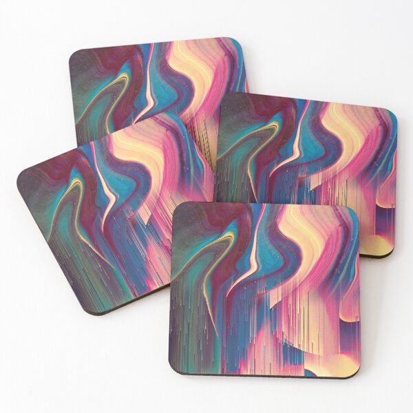 Item preview, Trippy Liquid Art Multicolour Liquid Drip Glitch | StokedUpArt designed and sold by StokedUpArt.