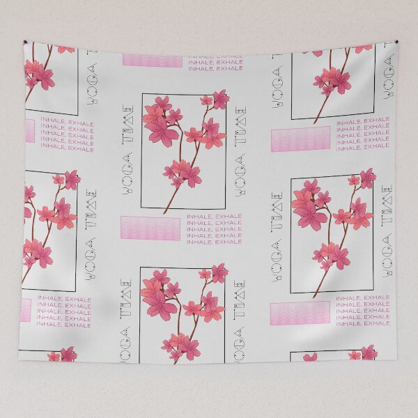 Item preview, Yoga Time: inhale, exhale designed and sold by CokeyPanda.