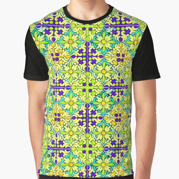 Vista previa del artículo con la obra «Azulejo Primavera», diseñado y vendido por AM FineArtPrints.