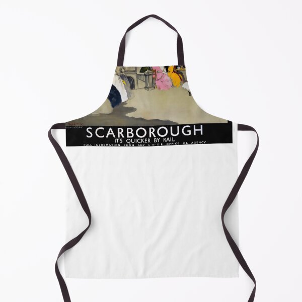 Item preview, Railway Poster Scarborough designed and sold by stickart-marek.