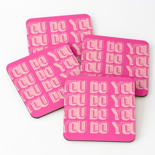 Item preview, "You Do You" | Typography Hot Pink Millennial Vibes designed and sold by BossyCatHome.